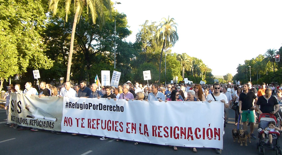 marcha refugiados Córdoba 20 junio 2016